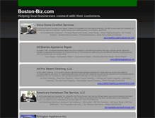 Tablet Screenshot of boston-biz.com